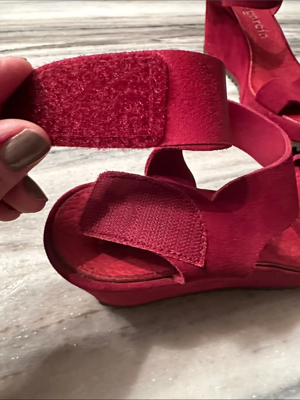 Pedro Garcia suede wedge